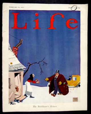 4 LIFE MAGAZINES 1924 - 25 EARLY CARTOONISTS: ESTATE OF CARTOONIST ZEKE ZEKLEY 3