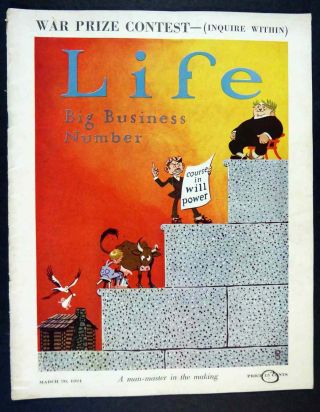 4 LIFE MAGAZINES 1924 - 25 EARLY CARTOONISTS: ESTATE OF CARTOONIST ZEKE ZEKLEY 8