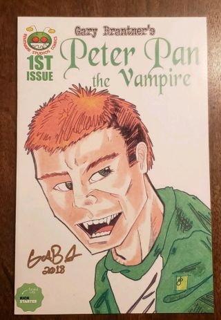 Peter Pan The Vampire - 2018 - Gary Brantner Signed Autograph - Kickstarter