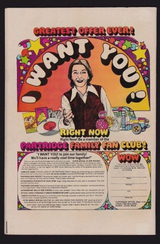 11 1972 - 1973 DAVID CASSIDY/Partridge Family Comics Inc 1 2