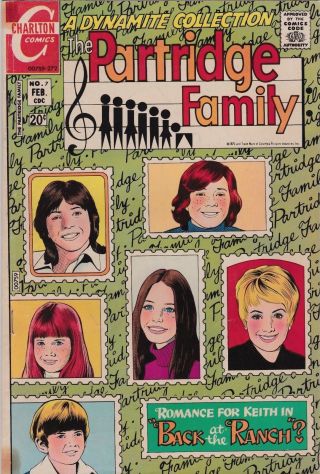 11 1972 - 1973 DAVID CASSIDY/Partridge Family Comics Inc 1 6