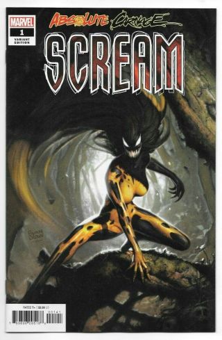 Marvel Comics Absolute Carnage Scream 1 First Print 1:50 Variant