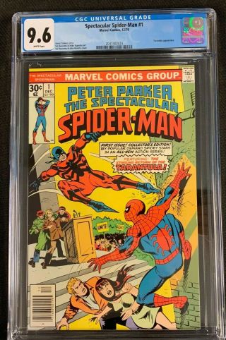 Peter Parker Spectacular Spider - Man 1 - Cgc 9.  6 - Wp - Nm,