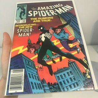 The Spider - Man 252 Vf,  First Black Costume Spiderman 1984