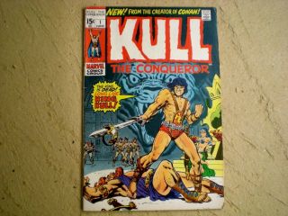 Kull The Conqueror 1 (1971) 1st Full App Kull,  Brule The Spear - Slayer Marvel C08