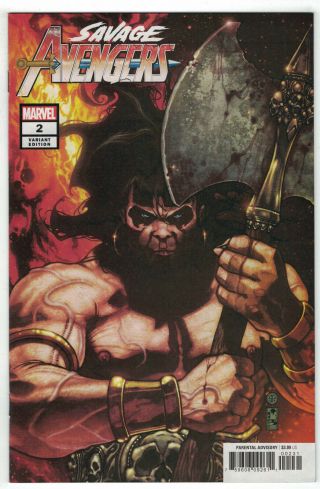 Savage Avengers 2 Simone Bianchi 1:50 Variant Conan Marvel 2019