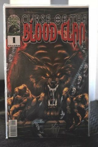 Curse Of The Blood Clan 2005 Series 1 Comic Book Signed Autographed