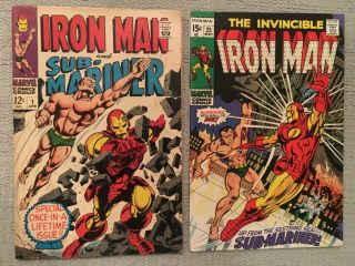 Iron Man And Sub - Mariner 1 Plus Iron Man 25 (hot Books)