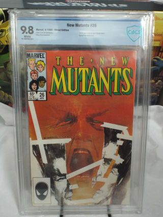 Mutants 26 (1985) Cbcs 9.  8 - 1st Full App.  Of Legion Sienkiewicz Cover/art