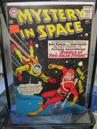 Mystery In Space 94 1964 Dc Silver Age Comics Spaceman Adam Strange Hawkman 4.  0