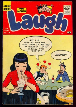 Laugh Comics 118 Silver Age Betty & Veronica Archie Comic 1961 Vg