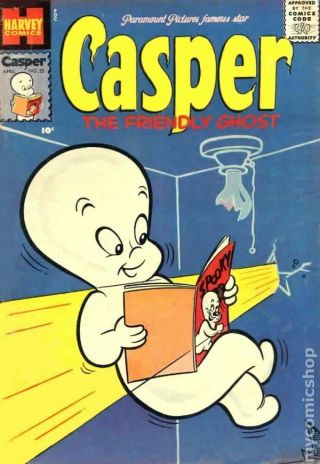 Casper The Friendly Ghost (2nd Series Harvey) 55 1957 Vg Stock Image