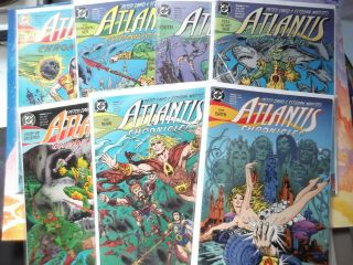 Vintage Atlantis Chronicles 1 - 7 Complete Aquaman Dc Comics,  Esteban Maroto Art