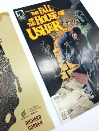The Fall of the House of Usher 1 & 2 Complete Dark Horse Comic Edgar Allen Poe 3