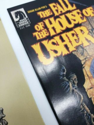 The Fall of the House of Usher 1 & 2 Complete Dark Horse Comic Edgar Allen Poe 4