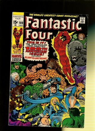 Fantastic Four 100 Vg,  4.  5 1 Book Long Journey Home By Stan Lee & Jack Kirby