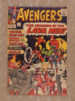 Avengers (1st Series) 5 1964 Gd 2.  0