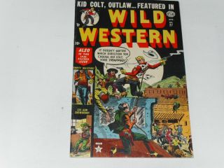 Wild Western 27 Apr 1953 Atlas Western Comic Very Fine