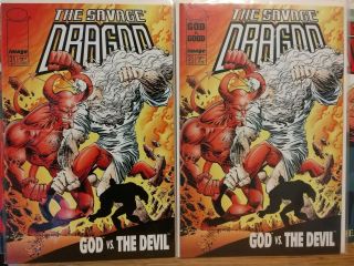 The Savage Dragon 31 Both Covers (image) God Is Good & God Swearing Recalled