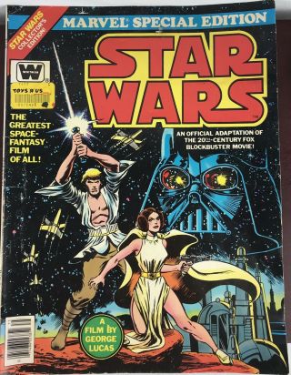Star Wars Marvel Special Edition 1 Large Comic - 1977 - Collector 