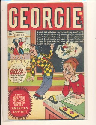 Georgie Comics 14 - Kurtzman’s “hey Look” & 1 - Page Wolverton Art Vg Cond.