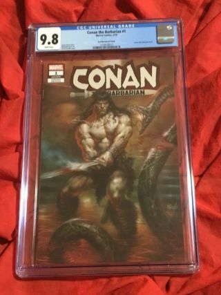 Cgc 9.  8 Conan The Barbarian 1 Dell’otto Trade Dress Exclusive Variant