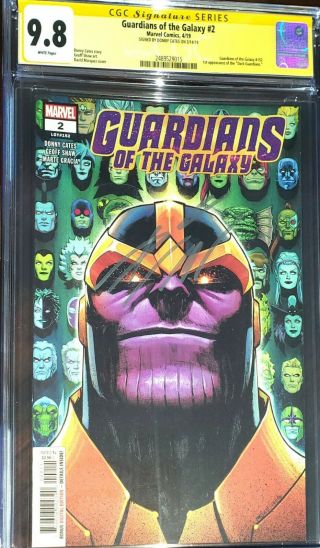 Guardians Of The Galaxy 2 (1st Dark Guardians) Cgc Ss 9.  8 Signed By Cates (bxc)