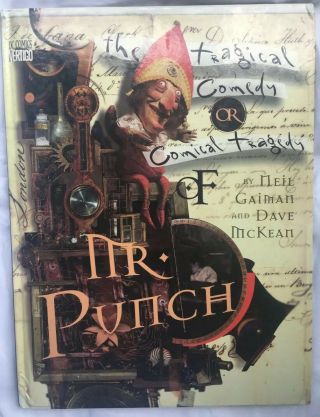 Mr.  Punch 1st Edition Hardcover Signed By Neil Gaiman & Dave Mckean Book Graphic