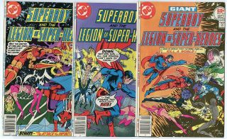 Superboy 231 - 245 Full Run Avg.  Nm - 9.  2 White Pages All Giants Dc 1977