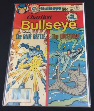 ☆☆ Bullseye 1 ☆☆ (charlton) Blue Beetle & The Question