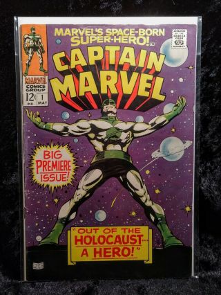 Captain Marvel 1 (vol.  1) Origin Captain Marvel 1st Issue F 6.  0 May 1968