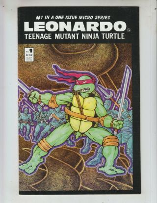 Leonardo 1 Nm (9.  4) 12/86 Teenage Mutant Ninja Turtles One Shot