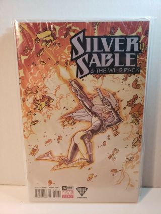 Silver Sable & The Wild Pack 36 Olivier Vatine Fried Pie Variant