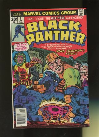 Black Panther 1 Vg 3.  5 1 Book Marvel 1977 1st Issue Vol.  1 Jack Kirby
