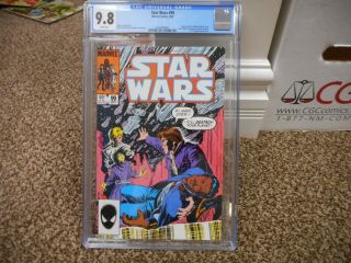 Star Wars 99 Cgc 9.  8 Marvel 1985 Lando Dies Han Solo Cover Luke Skywalker W