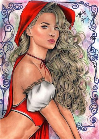 Little Red Riding Hood (11 " X17 ") By Weverson Lima - Ed Benes Studio