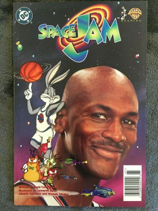Space Jam 1 - Dc Comics - Michael Jordan - Newsstand - Nov.  1996 - Comic Book