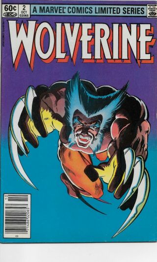 Wolverine 2 1982 Marvel Comics Frank Miller 1st Appearance Yukio Newstand