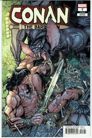 Conan The Barbarian 7 1:25 Bradshaw Variant (marvel 2019)