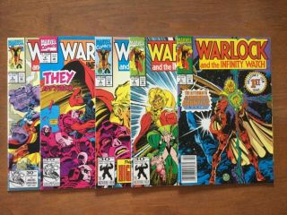 Warlock Infinity Watch 1,  2,  3,  4,  5 (marvel Comics 1991) Guardians Galaxy 3 Spec