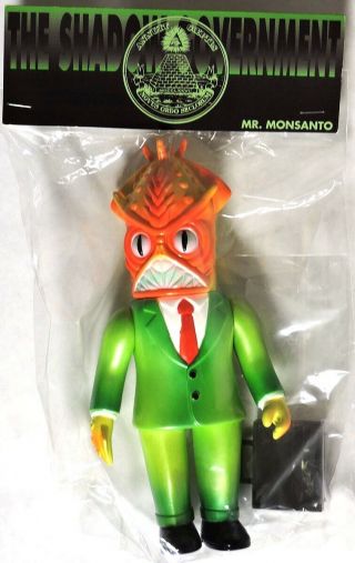 S050.  The Shadow Government Mr.  Monsanto L/e Figure 13/30 Signed By Frank Kozik