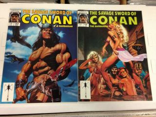 The Savage Sword Of Conan 143 144 145 146 147 148 1988 Barbarian