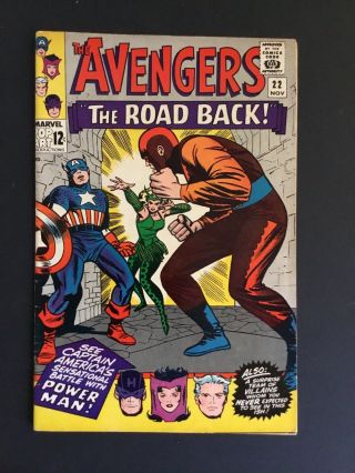 Avengers 22 Nov 1965 The Road Back Silver Age Marvel Comics 99¢