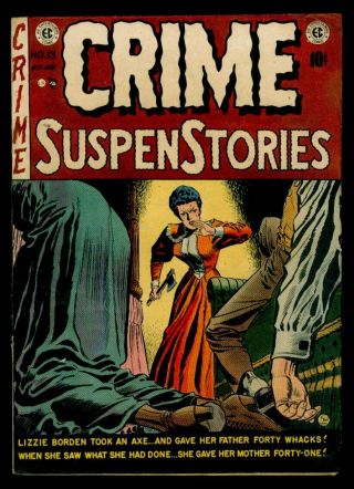 Ec Comics Crime Suspenstories 13 Vg 4.  0