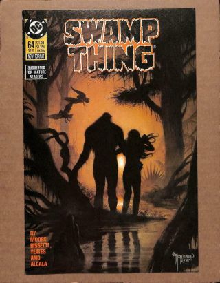 The Saga Of Swamp Thing 64 - Near 9.  8 Nm - Dc Shop Our Comics