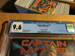 Captain Marvel 6 1st Print 1:50 Granov Variant CGC 9.  6 NM, 2