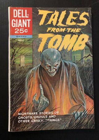Tales From The Tomb 1 (dell,  1962) Scarce No Comics Code