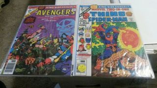 Avengers Annual 7 & Marvel Two - In - One Annual 2 (1st Key Infinity Stone App)