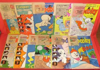 Casper 9 Ghostland 18 Spooky 107 110 111 Harvey Comics Archives Files 1953 - 1978