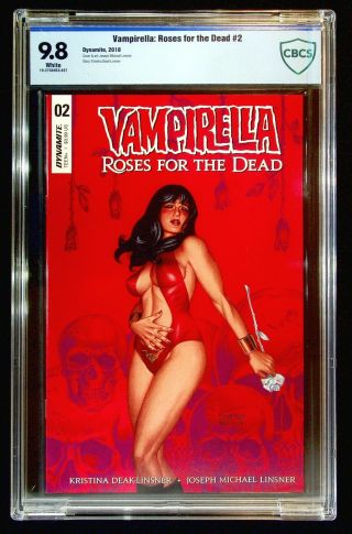 Vampirella: Roses For The Dead 2 (2018) Cbcs 9.  8 Linsner Variant Cover A